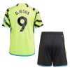 Officiële Voetbalshirt + Korte Broek Arsenal G. Jesus 9 Uit 2023-24 - Kids